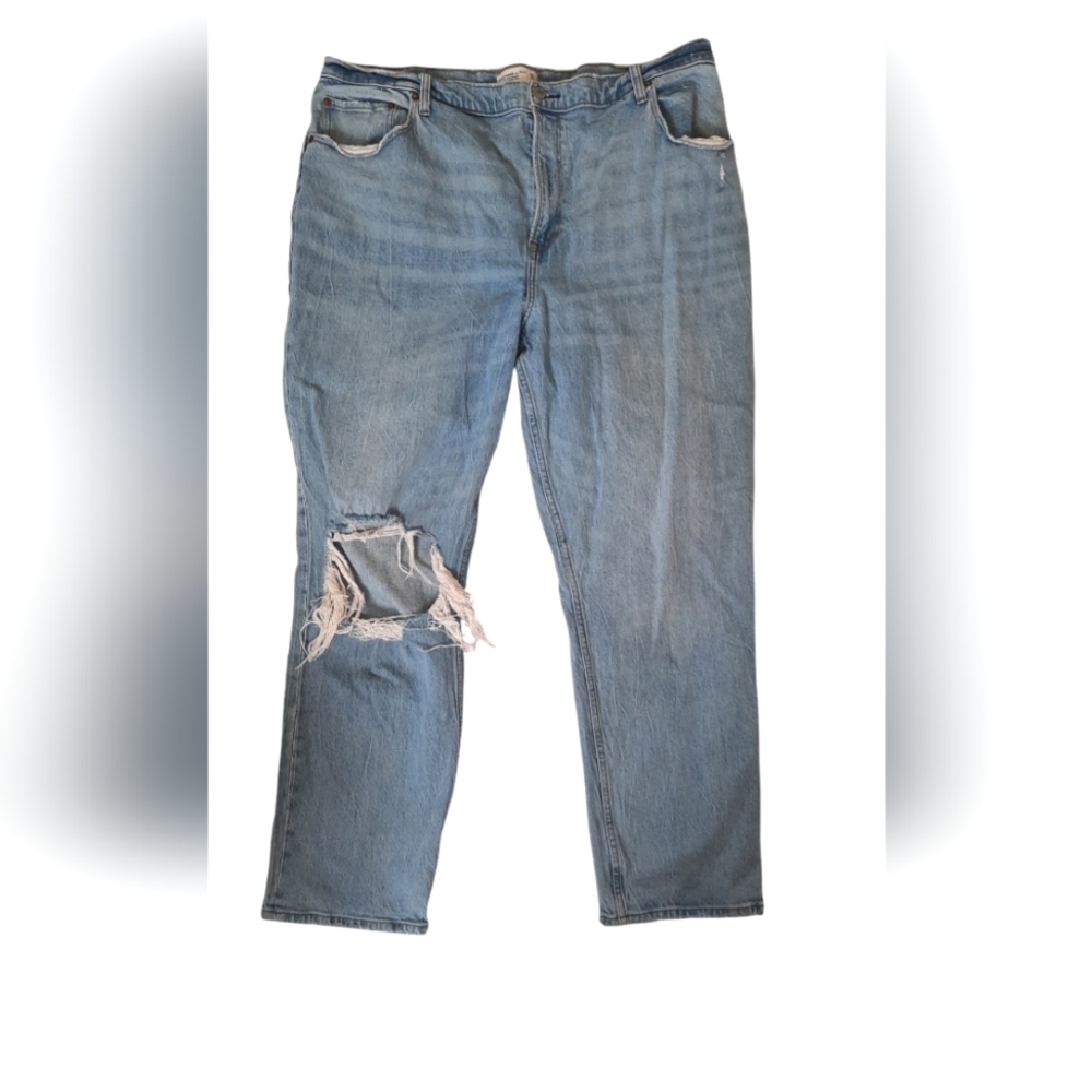 Abercrombie Ultra High Rise 90s Straight Jeans